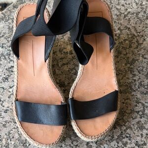 Dolce Vita Black Espadrille Sandals